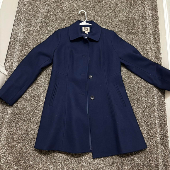 Anne Klein Jackets & Blazers - Anne Klein Navy blue coat